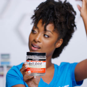 Flaxseed ingredient close-up on Aunt Jackie's jar highlighting natural nourishment benefits