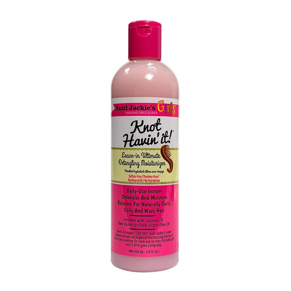 Aunt Jackie's front bottle image showing label and benefits