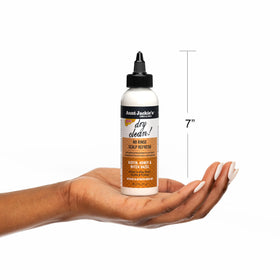 Aunt Jackie's on a bathroom counter for quick daily scalp care