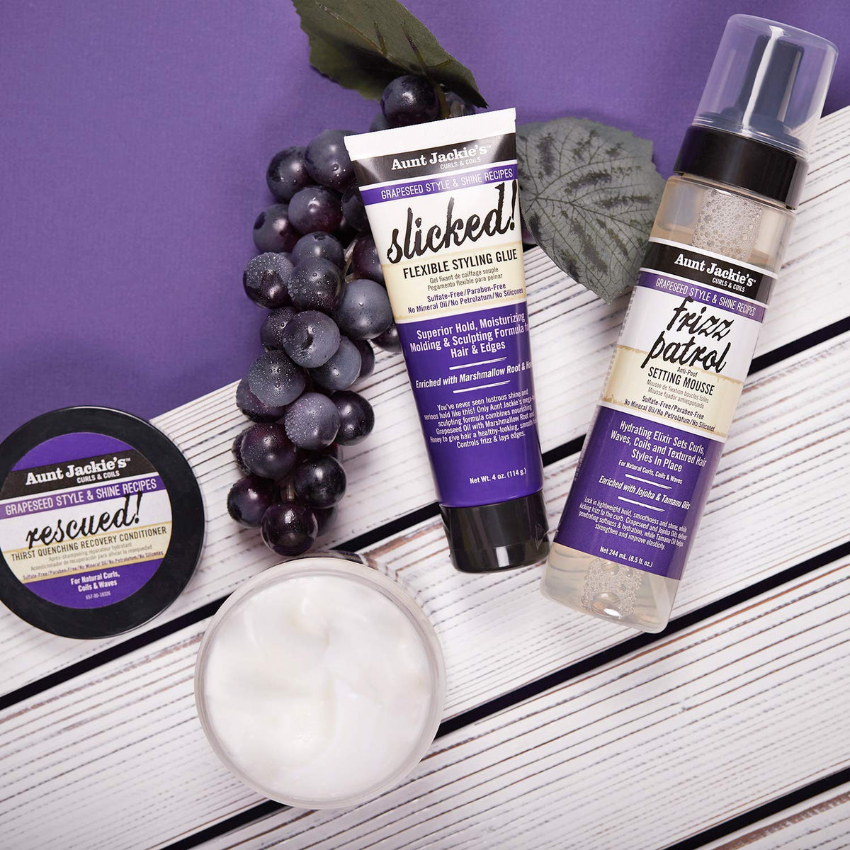 Aunt Jackie's jar on bathroom shelf to show lifestyle and daily routine fit