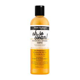 Aunt Jackie's front bottle view showing clear branding and moisturizing promise