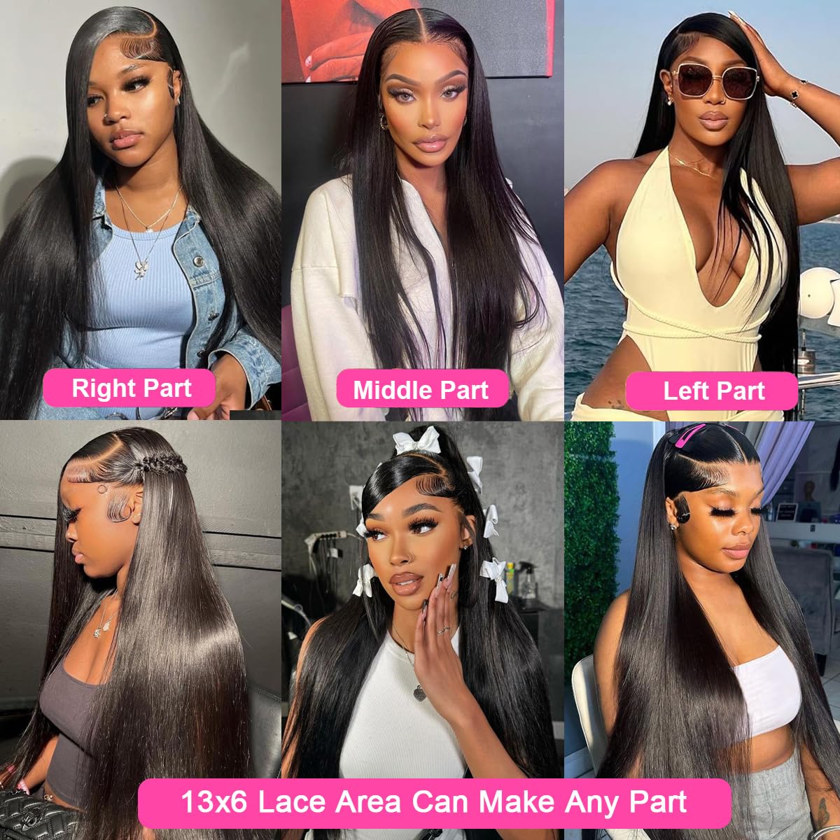 AUOU styled high ponytail demonstrating upstyle capability and natural hairline
