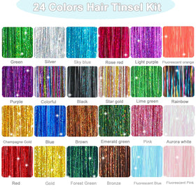 Auowoil 24-color array fanned out to display vibrant festival-ready shades