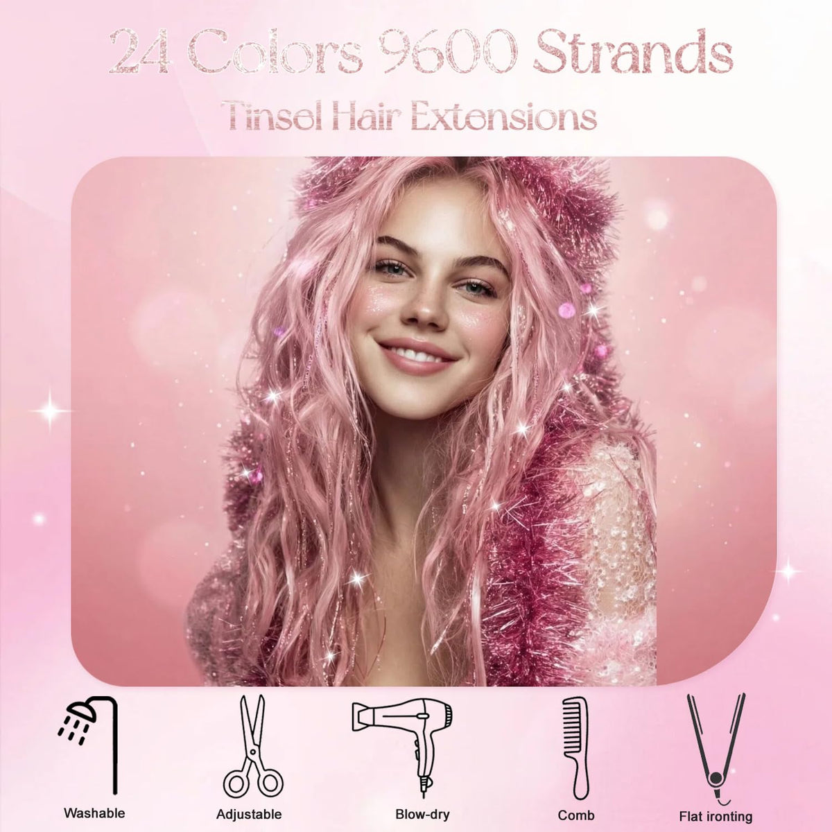 Auowoil tools and accessories laid out including beads, pliers, and crochet hook