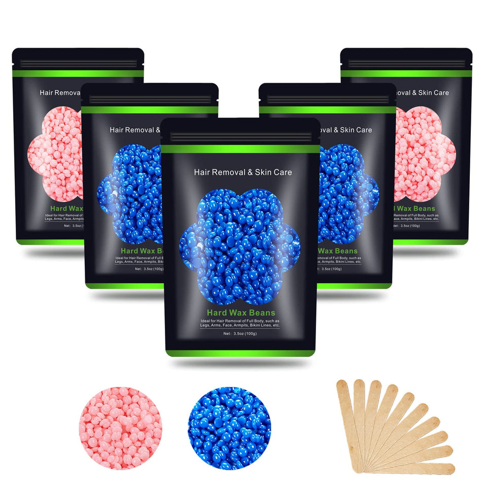 Auperwel front packaging showing five wax bead packs and brand clarity for easy selection