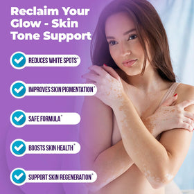 AURA VITAMINS application on hand depicting gentle spread and even coverage benefit