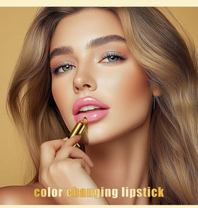 Aurelia Lipstick inside a handbag demonstrating convenience for touch-ups