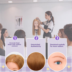 Aurevanna table clamp attachment securing head for steady styling practice