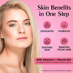Aurlux clinical-strength hair removal cream tube dissolving coarse facial hair