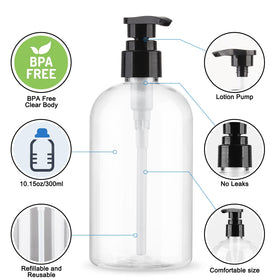 Aurnoet bottle held in hand to show 300ml scale and convenient travel size benefit