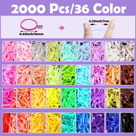 auroray color swatches close-up displaying 36 shades to match outfits