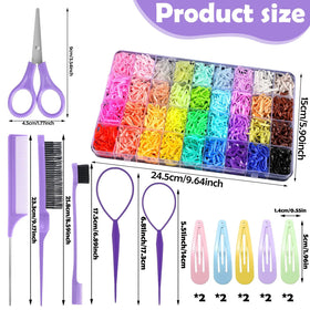 auroray compartment box open with sorted colors for easy selection and travel