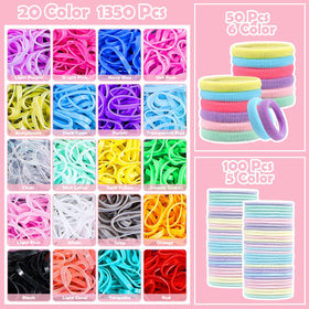 auroray seamless cotton hair ties detail, gentle on hair