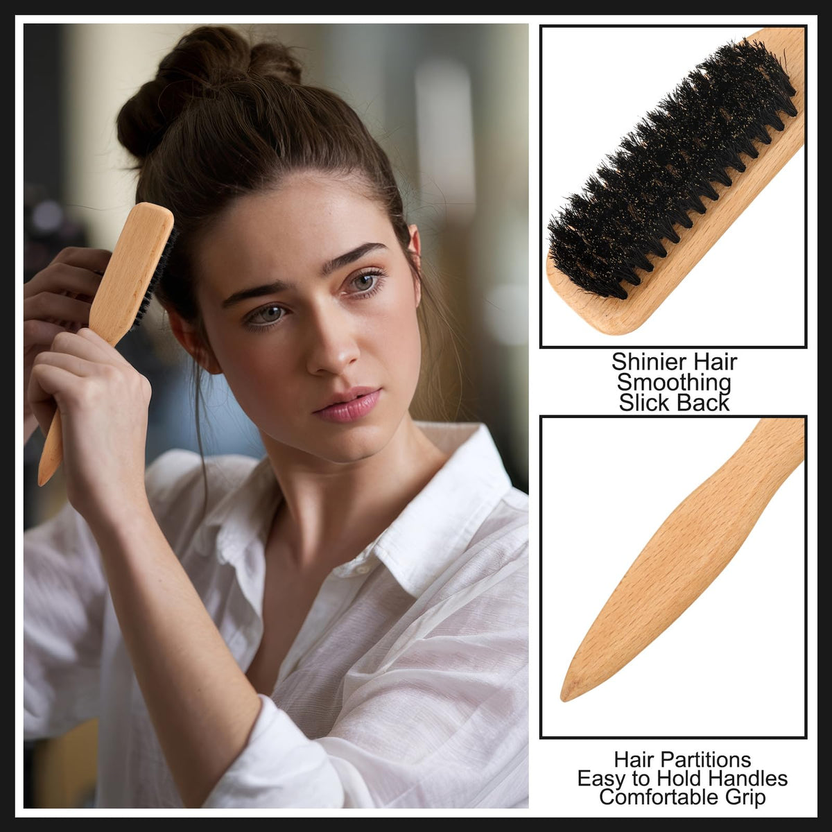 auroray edge combs array showing compact sizes for precise styling