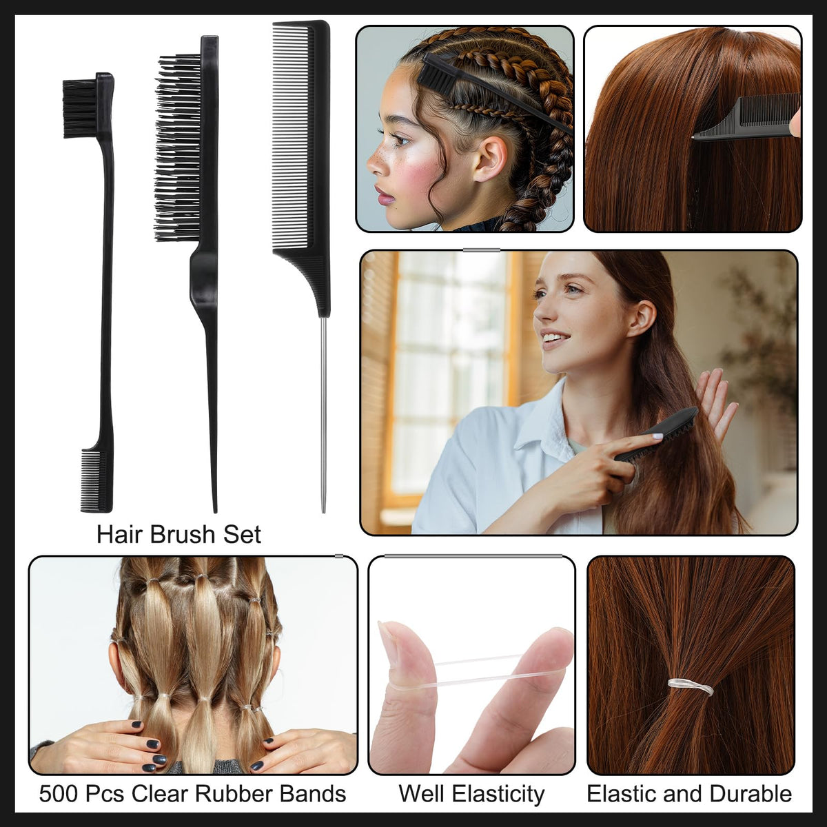 auroray in-use slick back demo showing quick neat finish benefit