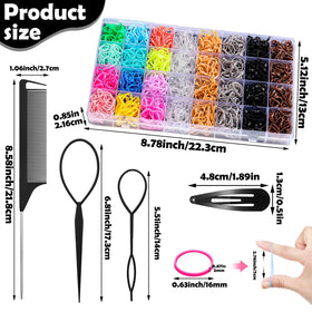 auroray open organizer compartments with separated colors for easy selection