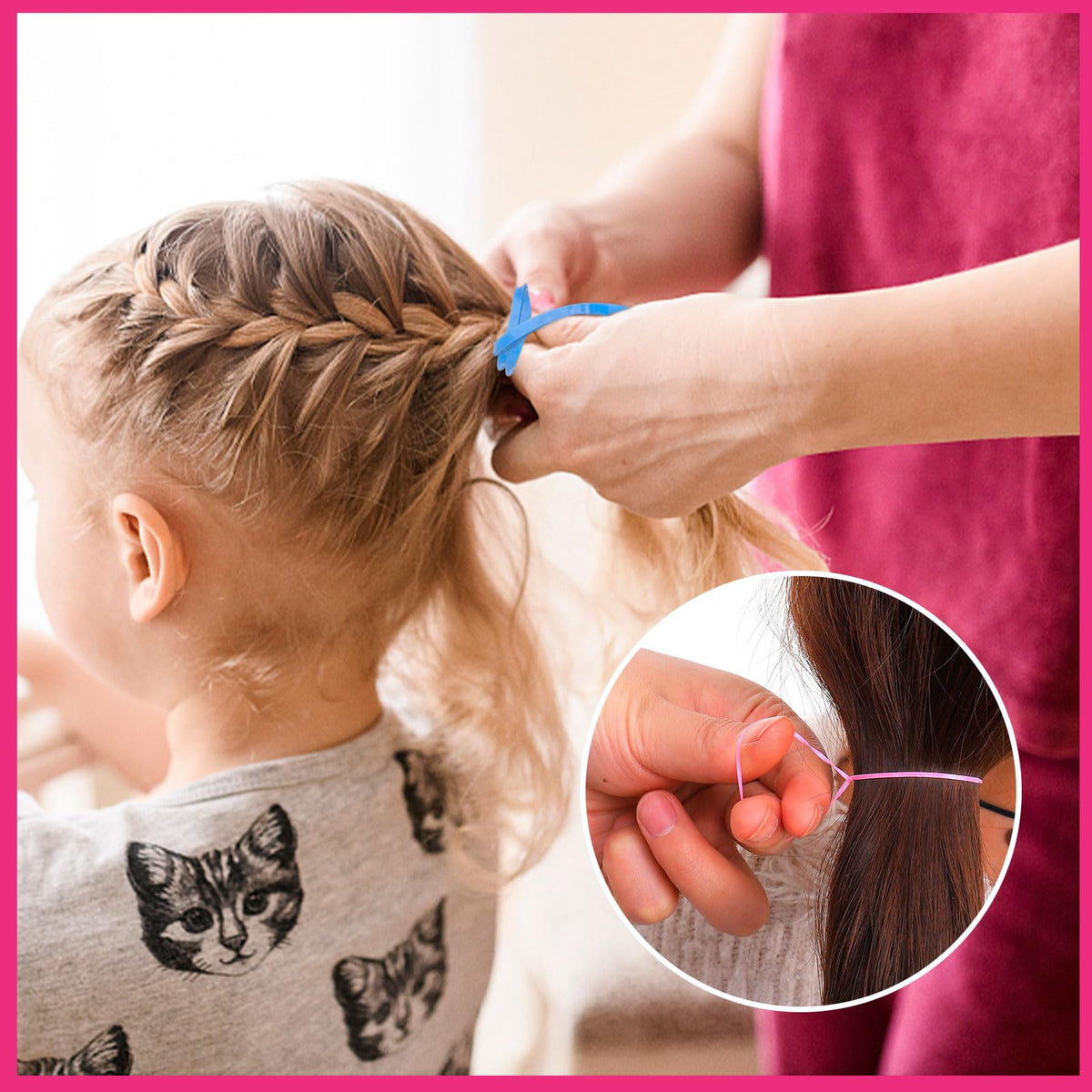 auroray rat-tail comb parting hair to create neat sections and precision
