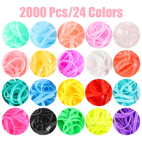 auroray close-up rubber band texture demonstrating gentle stretch