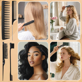 auroray brushes inside travel pouch for portable grooming convenience