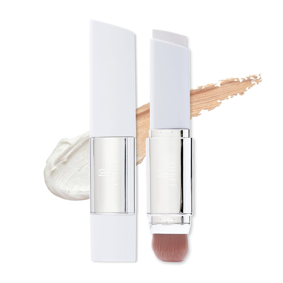 Aurovida front packaging showing stick and brush for quick, portable touch-ups