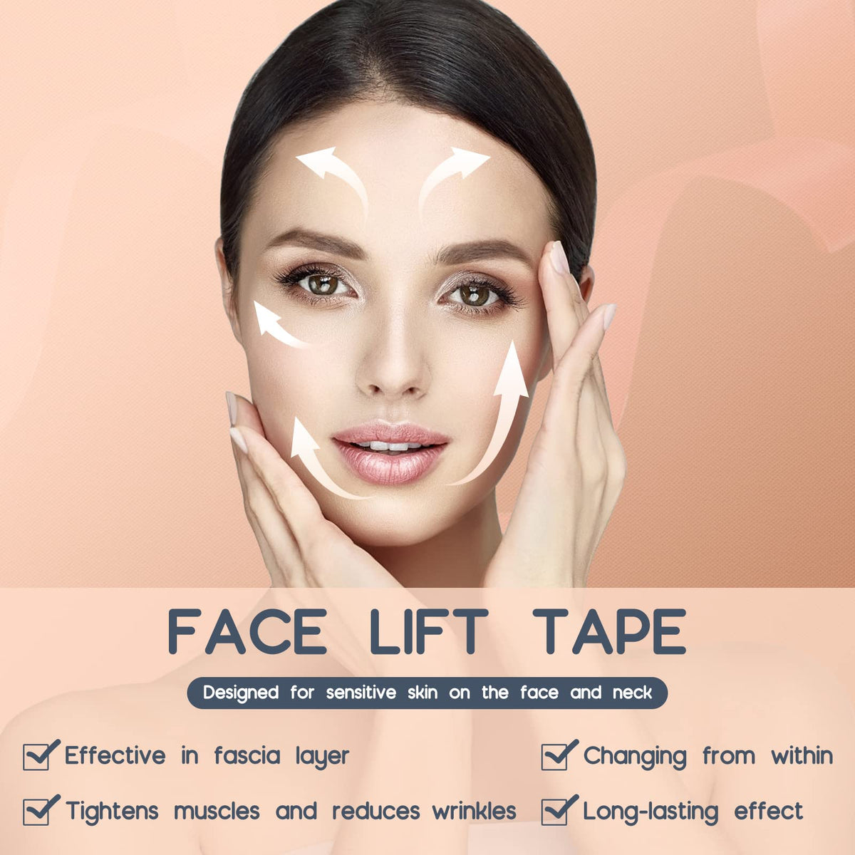 AURUZA close-up of tape texture demonstrating gentle adhesive and breathable surface for comfort