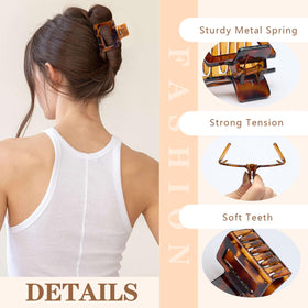 Auseibeely side profile of open clip illustrating easy one-hand use benefit