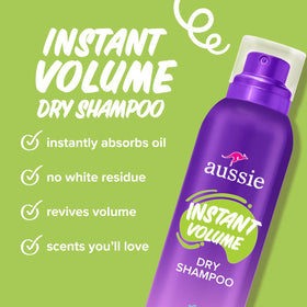 Aussie back label close-up highlighting ingredients and usage directions for easy application benefit