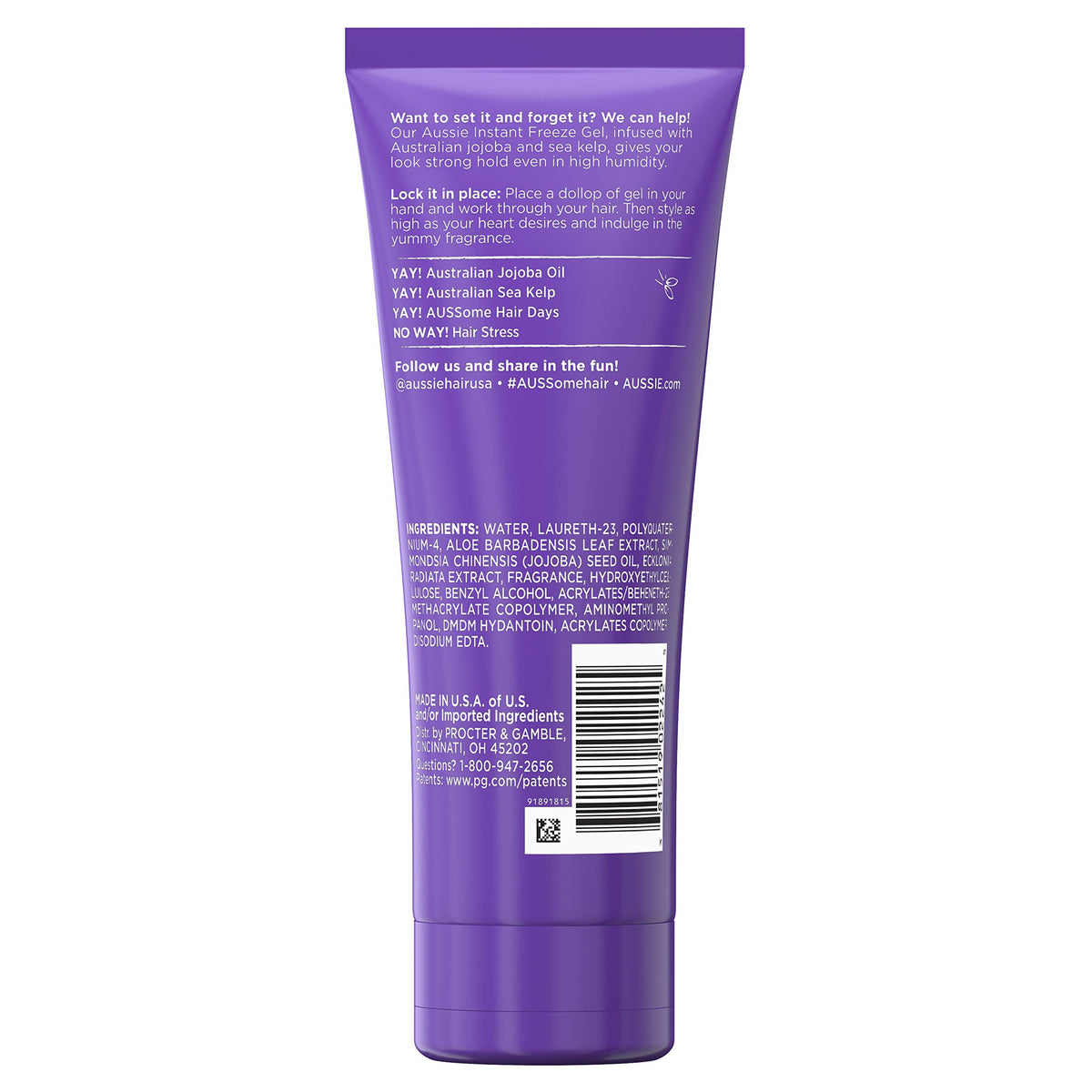 Aussie jojoba oil and sea kelp closeup highlighting conditioning benefits