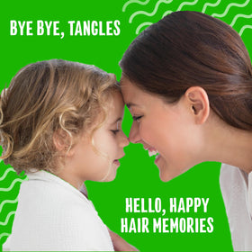 Aussie kids conditioner pouring to show creamy texture and smoothing benefit