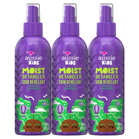 Aussie bottle front packaging showing triple pack and bright labels, easy identification benefit