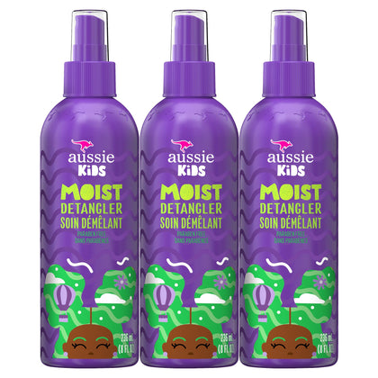 Aussie bottle front packaging showing triple pack and bright labels, easy identification benefit