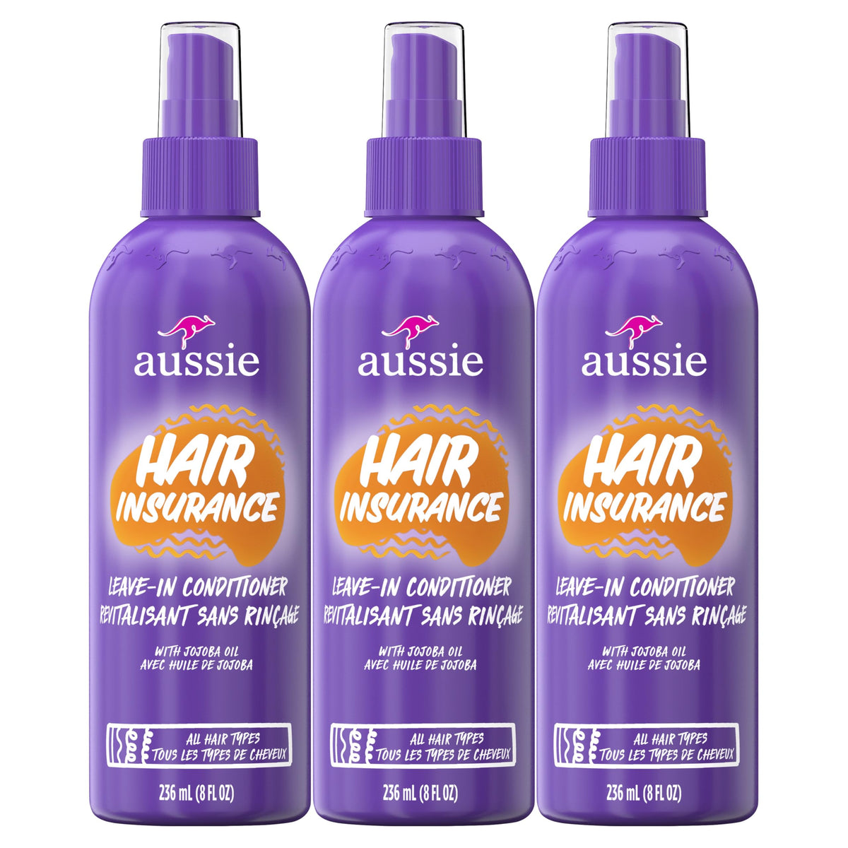Aussie front packaging showing bottle and label for easy identification and trust