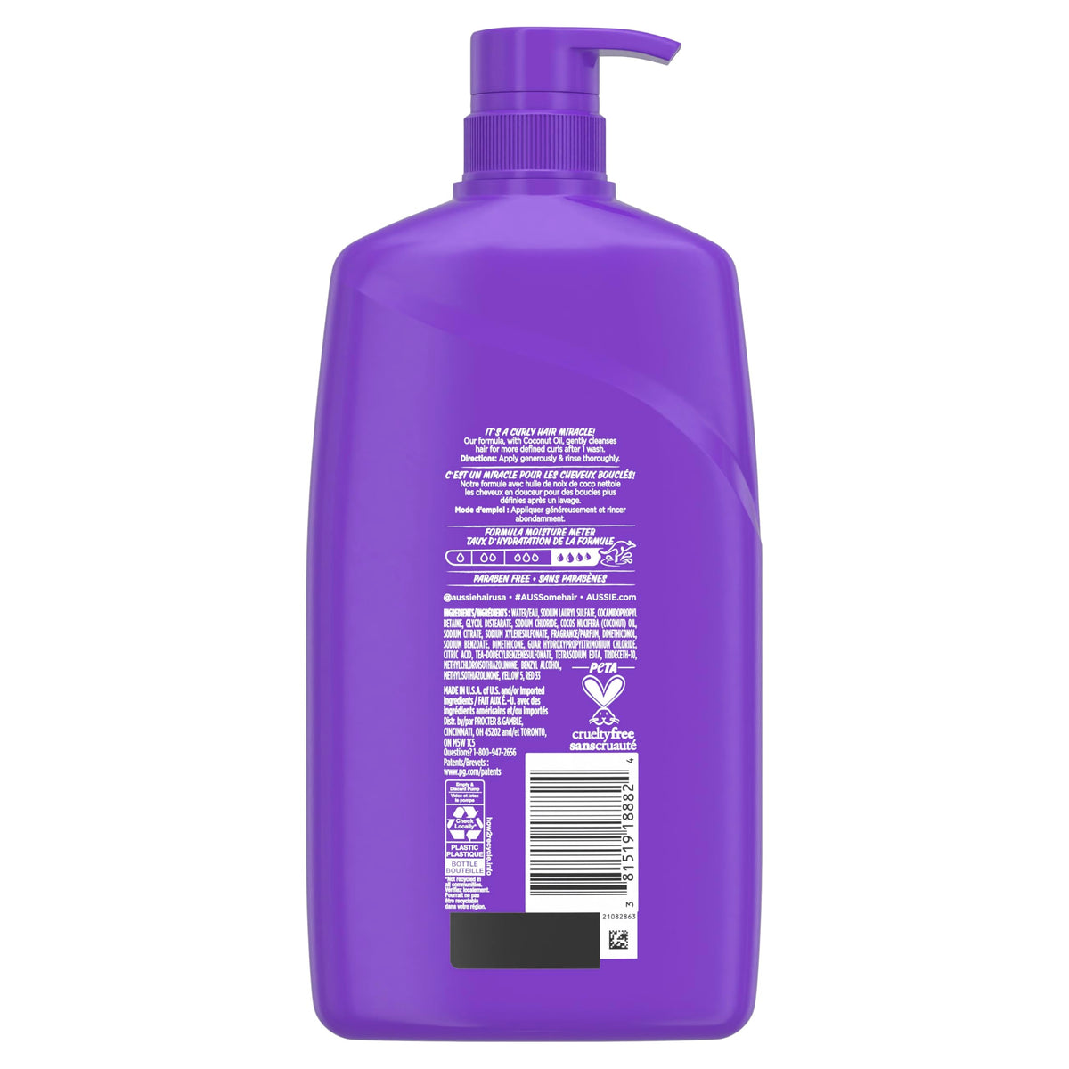 Aussie bottle styled in bathroom setting conveying fresh routine