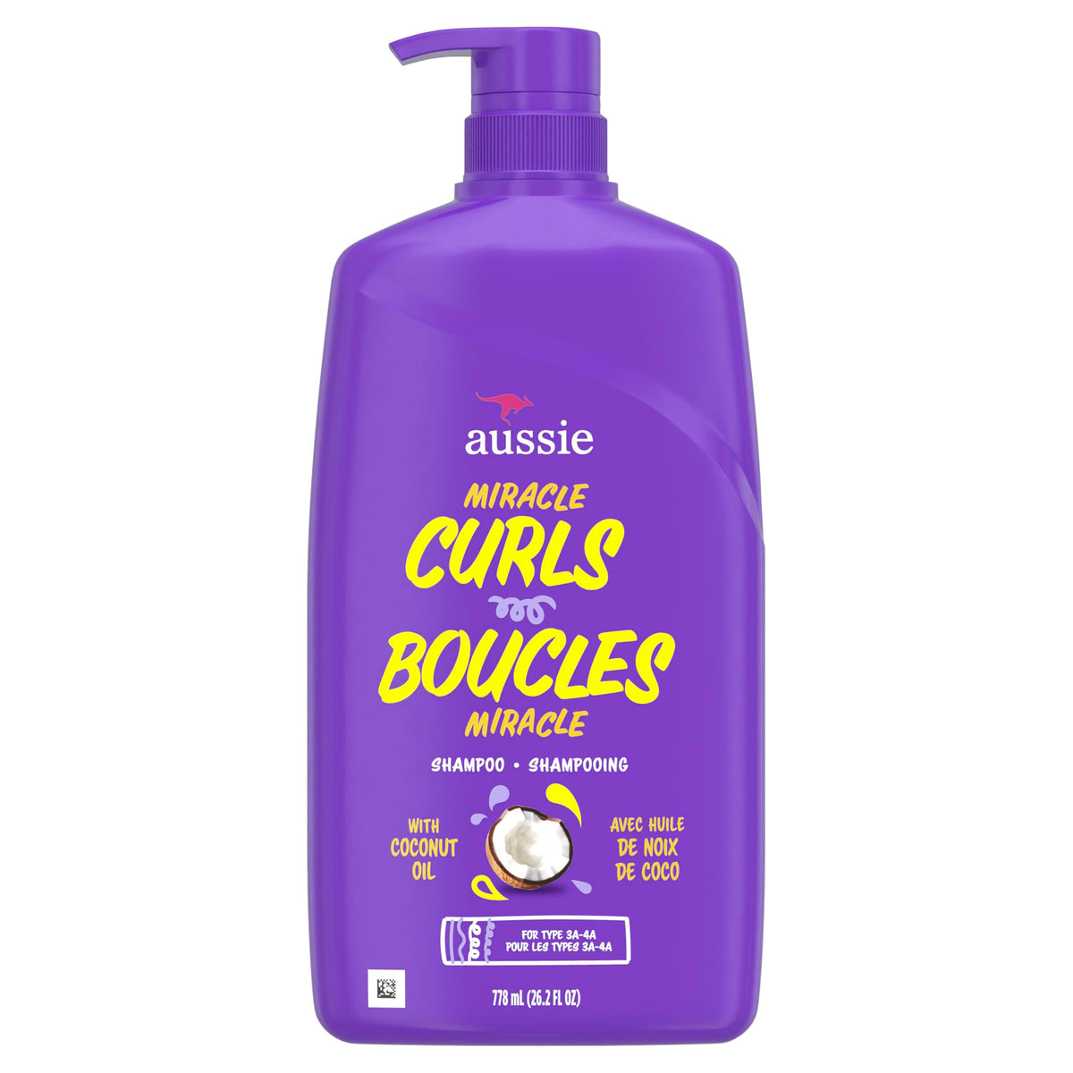 Aussie shampoo and conditioner duo displaying enhanced curl care