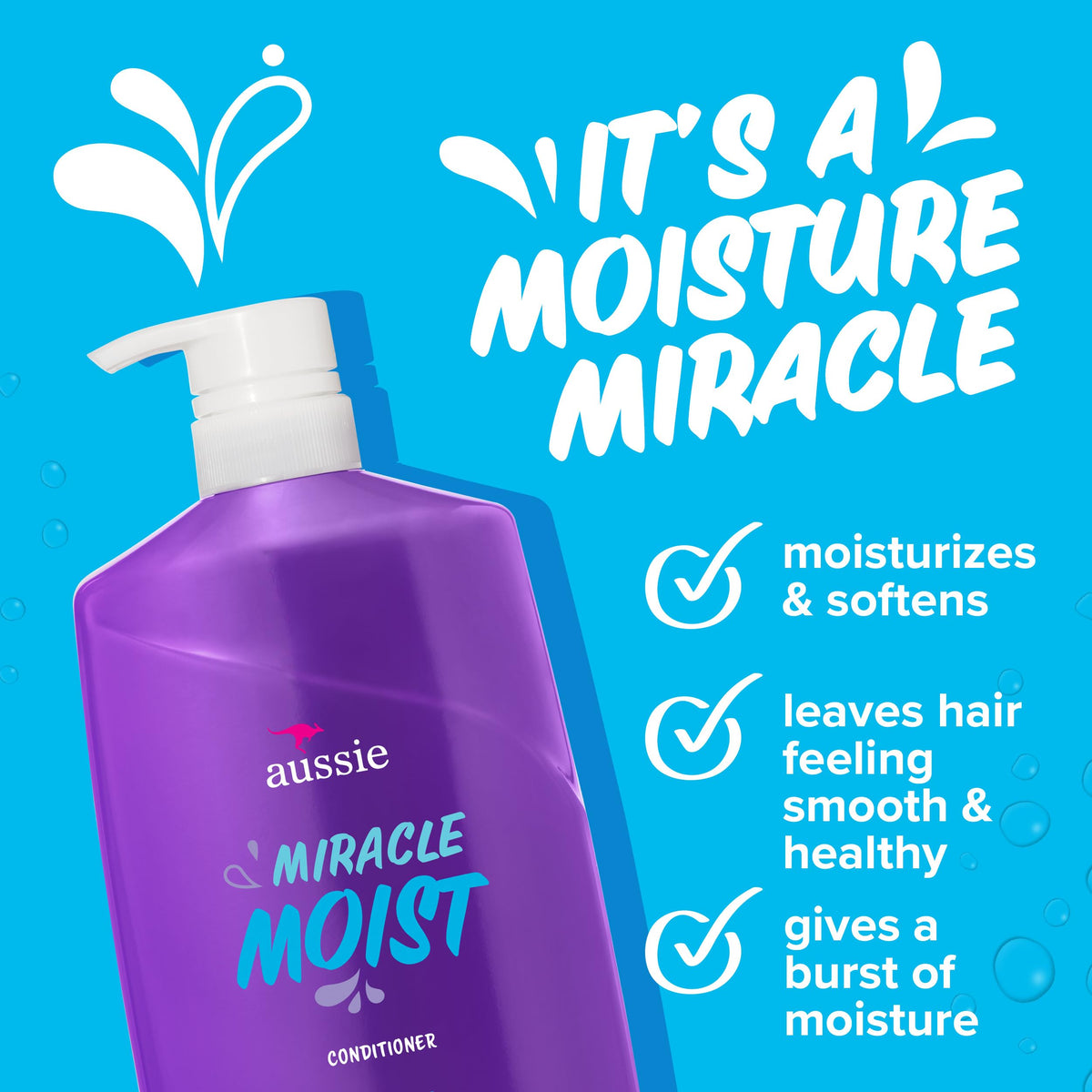 Creamy conditioner texture from Aussie showing rich consistency and smooth application
