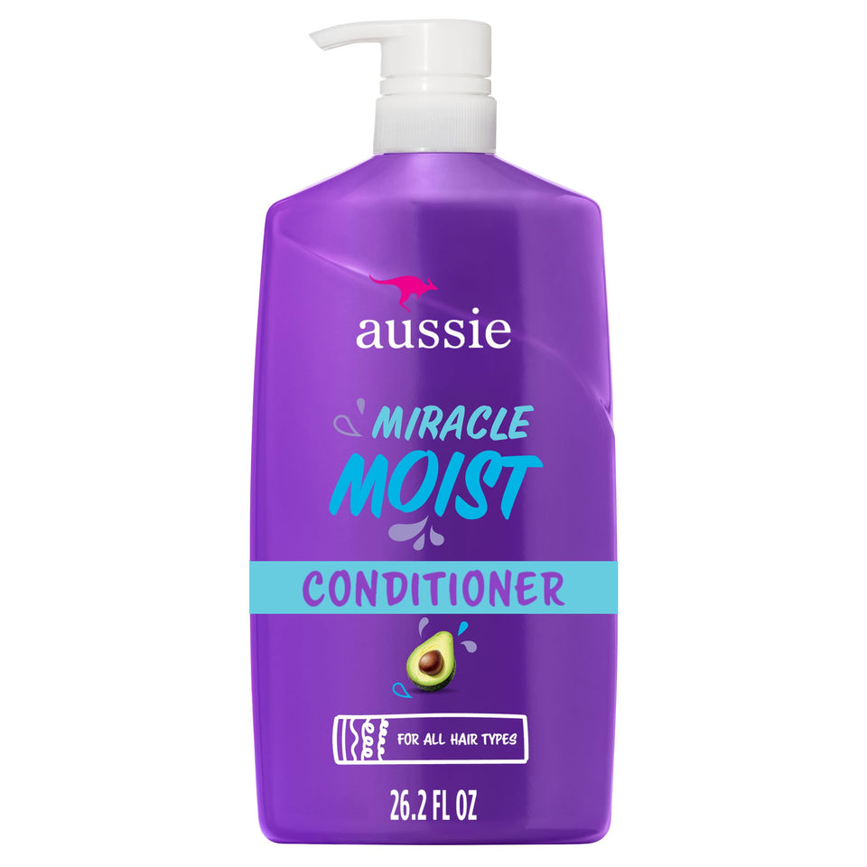 Aussie front bottle showing product branding and size, easy-identification benefit