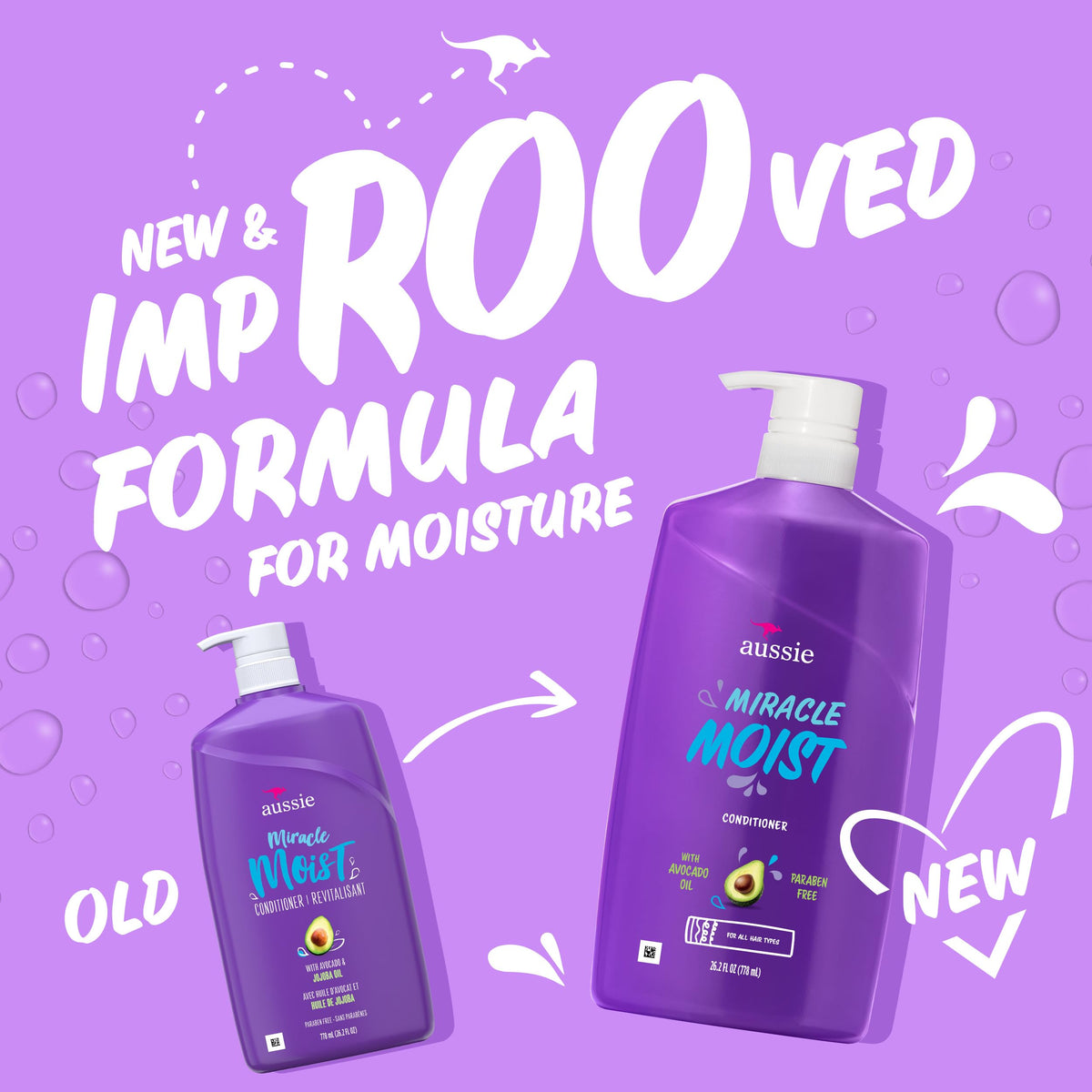 Aussie label close-up highlighting ingredients and paraben-free claim for confidence