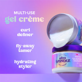 Aussie open jar texture showcasing creamy gel for hydration