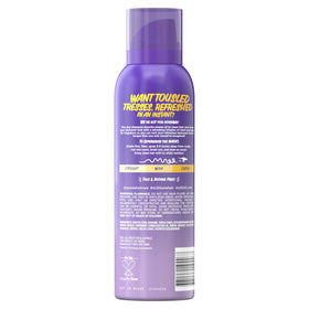 Aussie back of packaging with directions for easy at-home use benefit