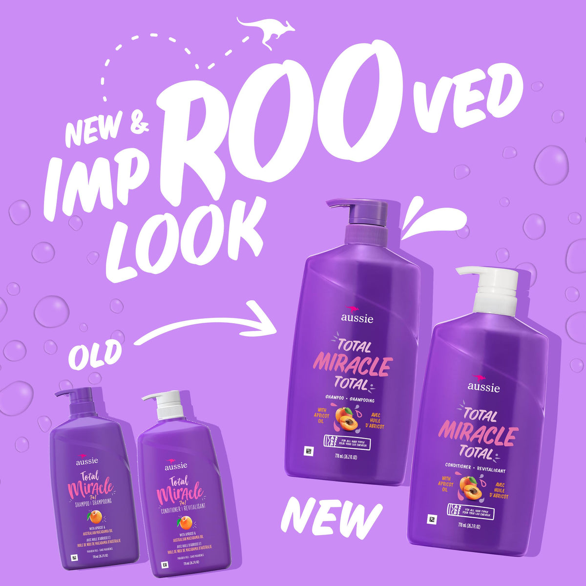 Aussie shampoo and conditioner pairing demonstrating balanced hydration benefit