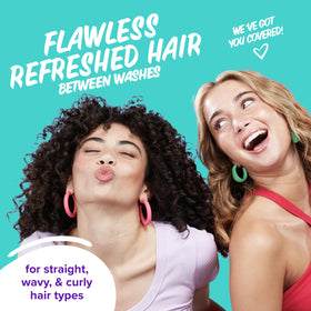 Aussie texture closeup at roots showing oil absorption and refreshed look
