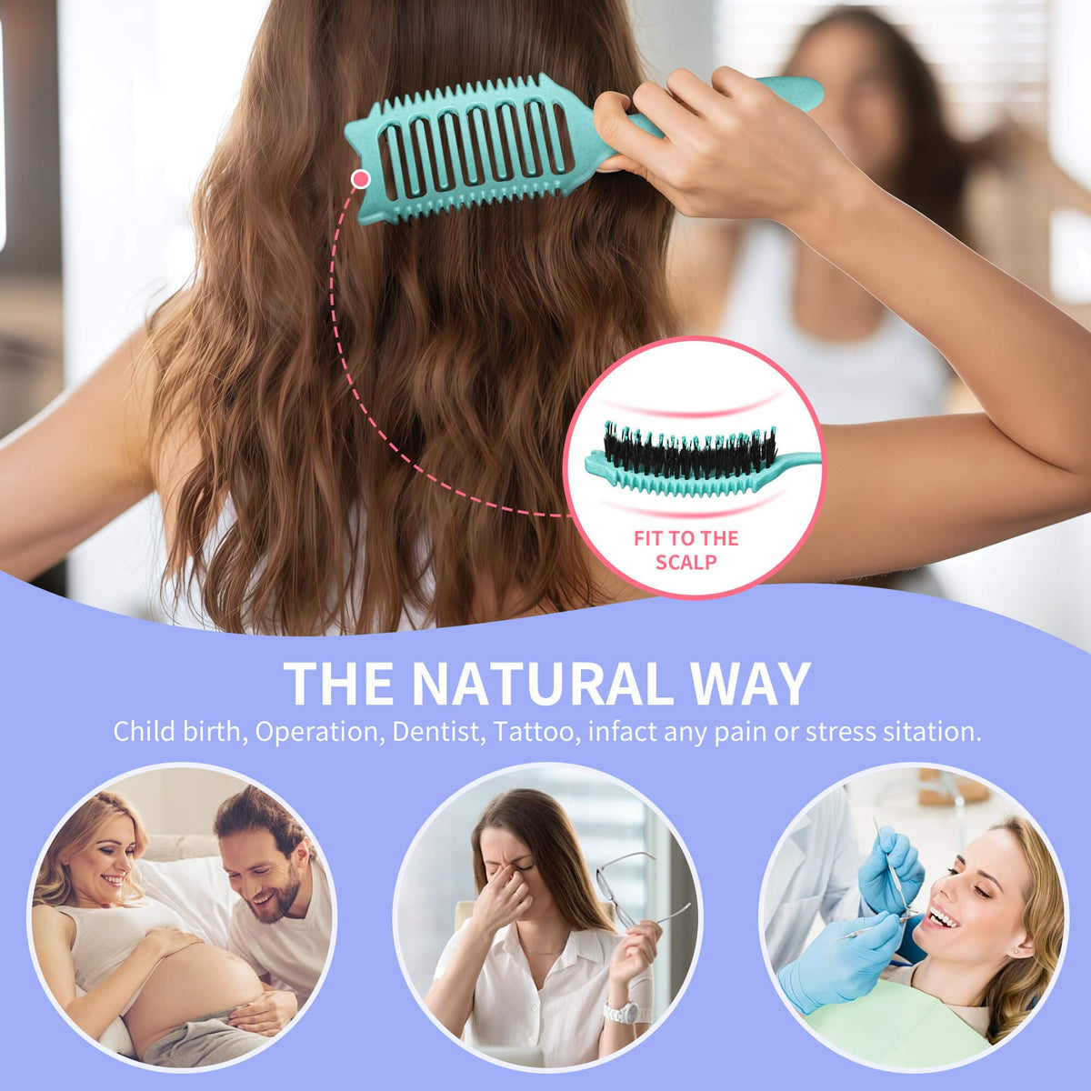 Aussumy three pink styling tools for edging, parting and finishing details