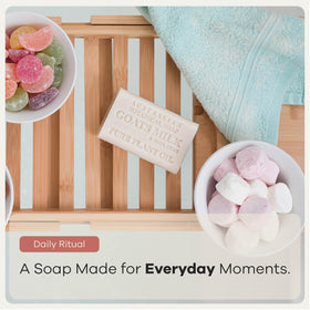 Australian Botanical Soap in a bathroom lifestyle scene showing everyday use
