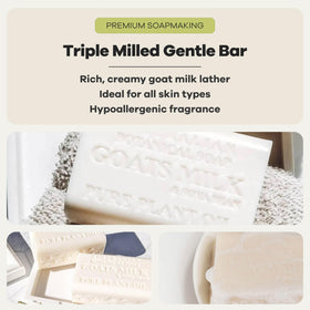 Australian Botanical Soap rich lather in hand demonstrating gentle cleansing action