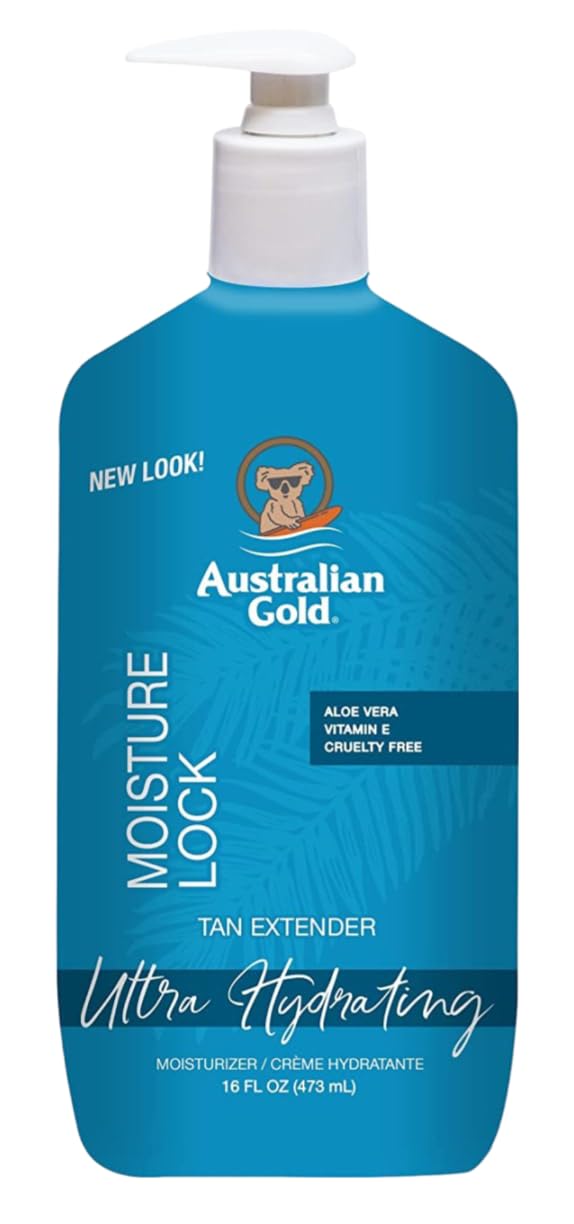 Australian Gold pump nozzle close-up demonstrating easy one-handed dispensing