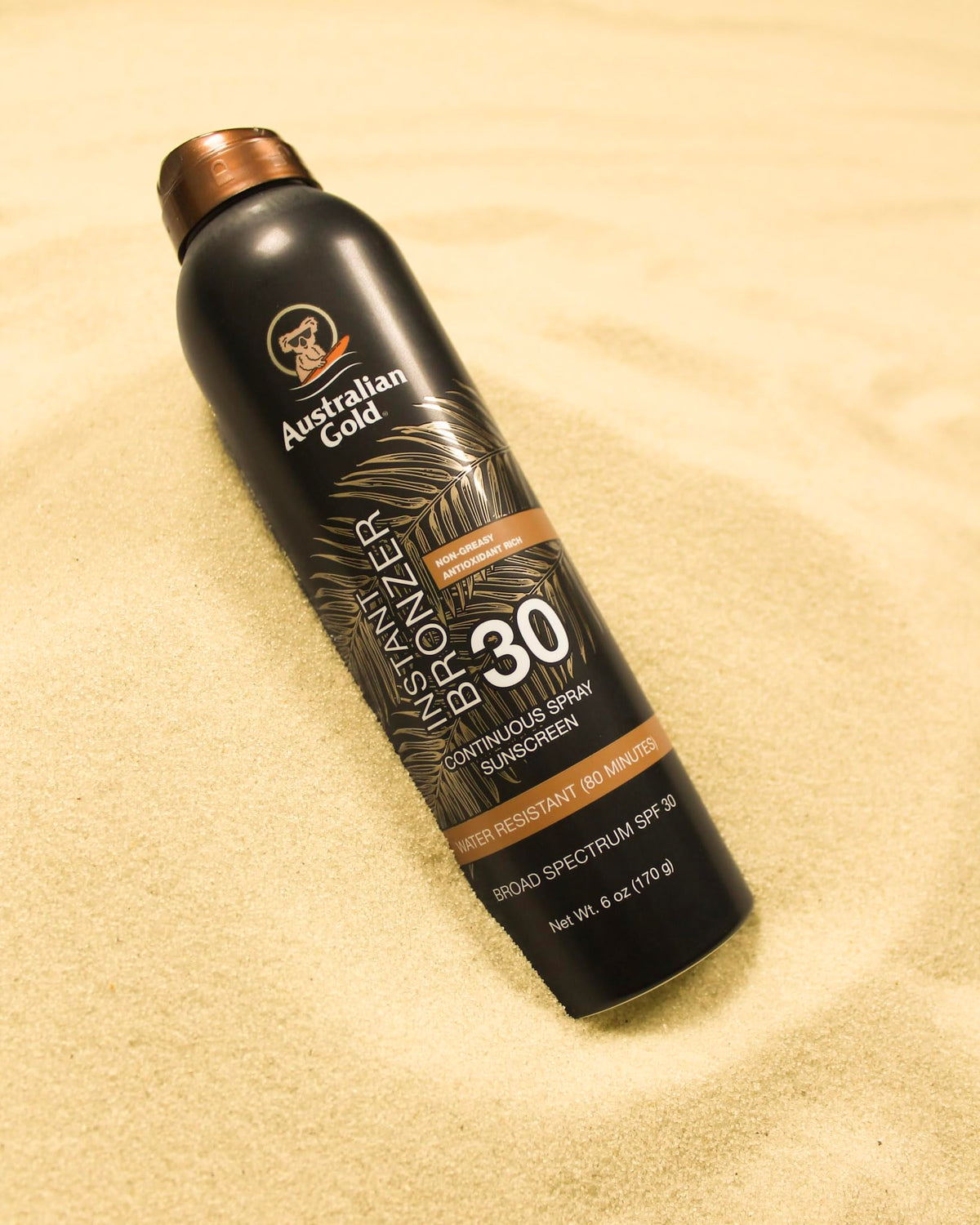 Australian Gold texture droplet on skin showing quick absorption and non-greasy feel