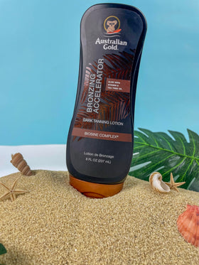 Australian Gold lotion texture close-up showing smooth hydrating finish
