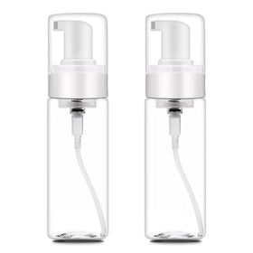 Autdor front view of two clear 200ml foam dispensers showing design and capacity