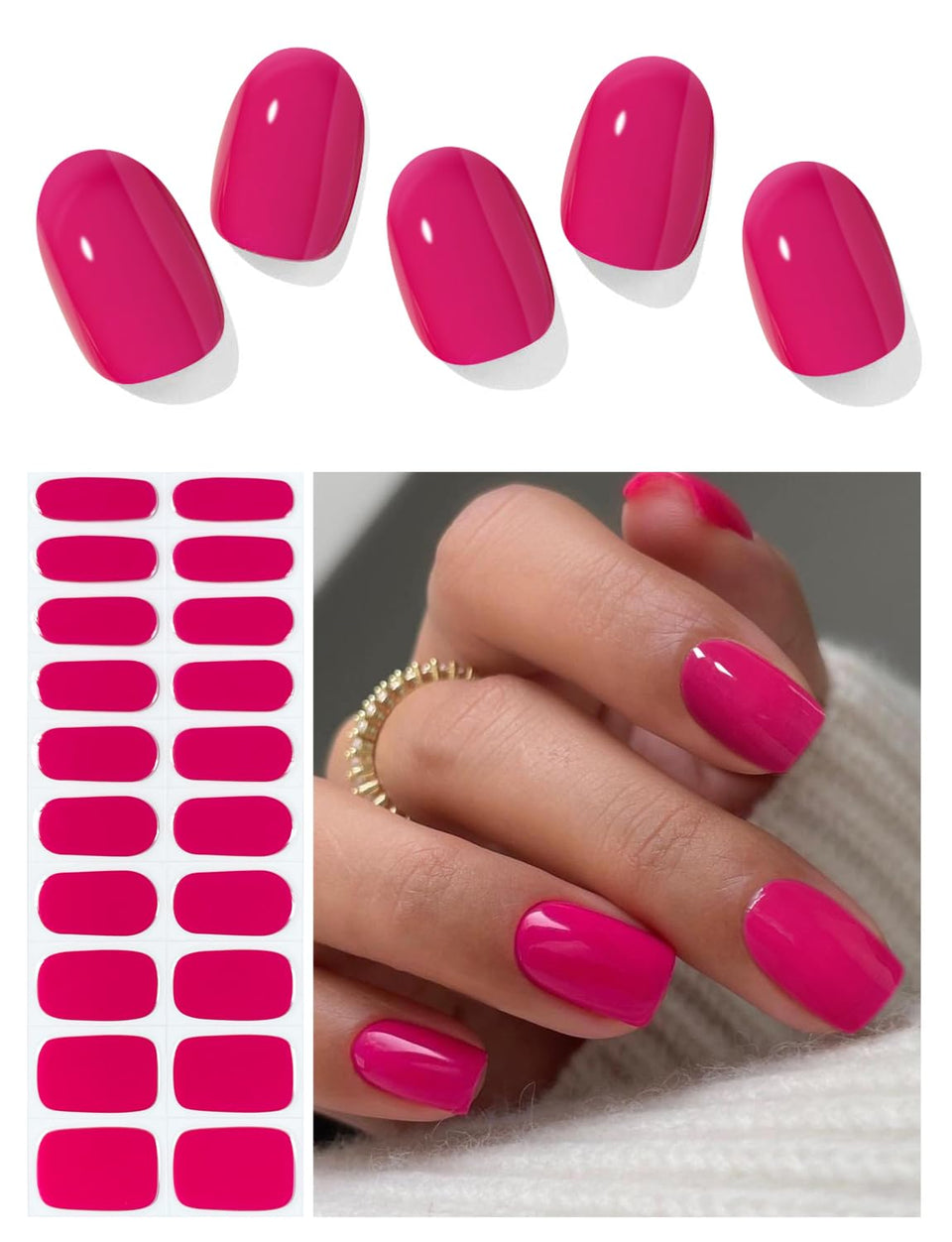 AutyaMee front packaging showing berry pink strips and included tools for easy prep