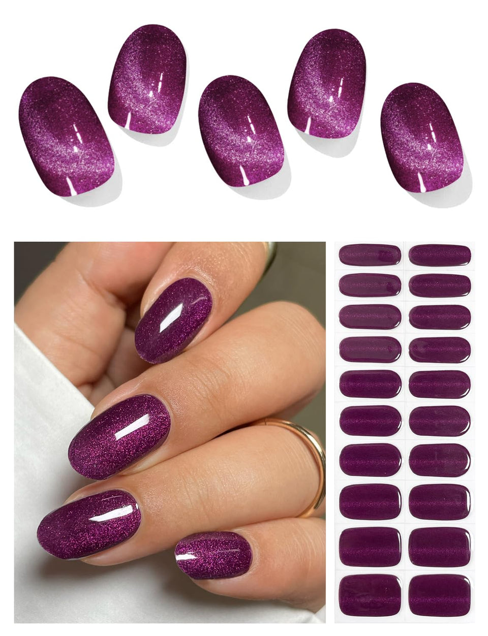 AutyaMee front packaging showing Deep Plum Cat Eye design and kit benefits